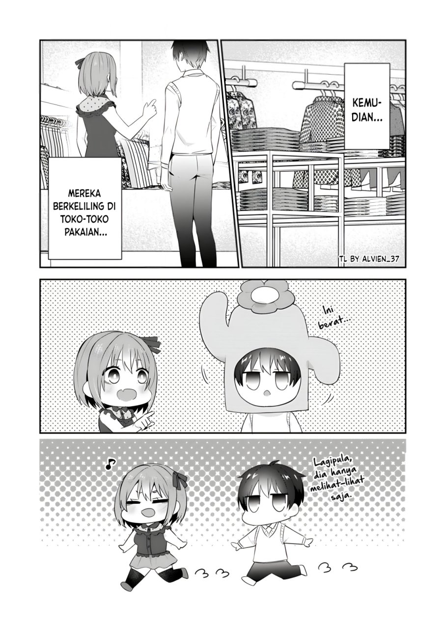 The Cute Girl Sitting Next to Me Is Trying to Make Me Fall in Love With Her as a Way to Ridicule Me Chapter 18 Bahasa Indonesia